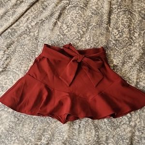 Zara Red Skort 😍